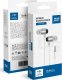 BLUE STAR słuchawki przewodowe Jack 3,5 mm z mikrofonem M09 1,2 m białe 1