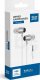 BLUE STAR słuchawki przewodowe Jack 3,5 mm z mikrofonem M09 1,2 m białe 3
