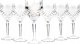 Crystal wine glasses RCR OASIS, 230 ml, 6 pcs. 2