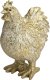 Figurka Kura złota H16,5 cm 1