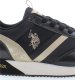 U.S. Polo damskie sneakersy NOBIW002-BLK czarne 37 5