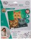 Cats, 18x18cm Crystal Art Card 4