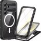 Etui Wodoodporne Alogy HydroArmor IP68 Case z przezroczystym tyłem Pancerna obudowa 360 do MagSafe do Samsung Galaxy S24+ Plus 15