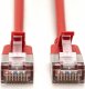 Digitus CAT 6A klasa Ea, F/FTP, skrętka patch, Cu, LSZH, AWG 32/7, długość: 2 m, czerwony 2