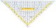 ARISTO TZ-Dreieck 25cm Facette Tuschenoppen 10Stk. 1