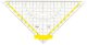 ARISTO TZ-Dreieck 25cm Facette Tuschenoppen 10Stk. 1
