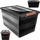 KADAX Pojemnik Z Pokrywą Do Przechowywania 55L Organizer Plastikowy Na Zabawki 1