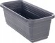 KADAX Skrzynka Balkonowa Doniczka Donica 40cm Antracyt Skrzynia Na Kwiaty 10
