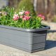 KADAX Skrzynka Balkonowa Doniczka Donica 50cm Antracyt Skrzynia Na Kwiaty 4