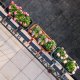 KADAX Skrzynka Balkonowa Doniczka Donica 80cm Uchwyty Podstawka Balkon Balustradę 10