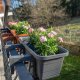 KADAX Skrzynka Balkonowa Doniczka Donica 80cm Uchwyty Podstawka Balkon Balustradę 1