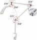 Lampa Led Kosmetyczna Bezcieniowa Do Makijażu Paznokci Przedłużania Rzęs / C180 / Biały 8