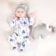 Czapka bawełniana niemowlęca dla chłopca Nicol Muki 86 2