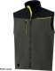 SOCCIA - BLUZA SOFTSHELL 96% POLIESTER 4% ELASTAN - ODPINANE RĘKAWY - szaro-czarny 2XL 6
