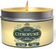 Świeca Zapachowa Sojowa 280g z Olejkiem Citronella 3% o Zapachu Świeżych Cytryn 40H palenia "Citrofume" 4