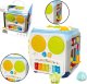 LeanToys Wielofunkcyjna Kostka Edukacyjna Dla Maluchów Światła Dźwięki 1