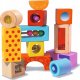Klocki Drewniane Dźwiękowe Sensoryczne Montessori 6