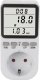 Miernik energii GreenBlue, watomierz, typ F, 220-240V AC, 50Hz, max. obciążenie 16A, IP20, wbudowana bateria, GB364 F 2