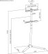 Uchwyt stojak podłogowy do telewizora Maclean, 32-70", max. VESA 400x400, max. 40kg, MC-494 9