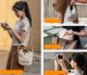 Torba Fotograficzna Crossbody Sling Na Aparat Kamerę Telefon K&f 5l / Kf13.168v1 / Beżowy 7