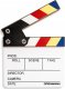 Mały Profesjonalny Klaps Filmowy Studyjny Do Filmu 15x15cm Biały Kolor Na Pisaki Mazaki / Ocjb01 2