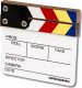 Mały Profesjonalny Klaps Filmowy Studyjny Do Filmu 15x15cm Biały Kolor Na Pisaki Mazaki / Ocjb01 5