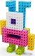 Zestaw klocków konstrukcyjnych - Meli Cube Pink 50 el. 10