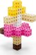 Zestaw klocków konstrukcyjnych - Meli Cube Pink 50 el. 3