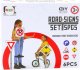 LeanToys Duży Znak Ostrzegawczy Prace Drogowe Edukacyjny 70cm 4