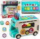 LeanToys Interaktywny Autobus Edukacyjny Sorter Światła Dźwięki Turkusowy 1