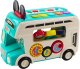 LeanToys Interaktywny Autobus Edukacyjny Sorter Światła Dźwięki Turkusowy 2