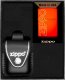 Zestaw ZIPPO Zapalniczka RED METALIC LASERED LOGO Prezentowy No3 1