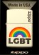 Zestaw ZIPPO Zapalniczka WHITE LGBT Prezentowy No3 1
