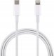 Kabel USB Typu C - Lightning do iPhone Szybkie Ładowanie PD 2A 12W Biały 1m 2
