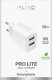 Ładowarka sieciowa Puro PROLITE 10W 2x USB-A - biała 2
