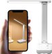 Lampka LED z funkcją ładowania gniazdkiem i stojakiem na telefon Alogy Desk Lamp 2 gniazda sieciowe 2x USB Biała 1