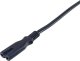 Equip 112160 kabel zasilające Czarny 1,8 m C7 panel 2-pin 2