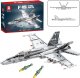 LeanToys Klocki Konstrukcyjne Myśliwiec F-16 Fighting Falcon 1427el 1