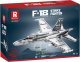 LeanToys Klocki Konstrukcyjne Myśliwiec F-16 Fighting Falcon 1427el 3