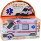 Karetka Ambulans Na Baterie Światła Dźwięki Biały 4