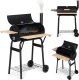 Duży grill ogrodowy z termometrem komin 3 półki koła MultiGarden EDUKAMP 1