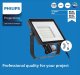 LED spotlight PHILIPS, IP65, 50W, 3000K, 4500lm, with motion sensor, black, 22.3x5.7x21 cm 1