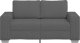 vidaXL vidaXL Sofa dwuosobowa Ciemnoszara 120 cm Tkanina sztruksowa 4
