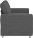 vidaXL vidaXL Sofa dwuosobowa Ciemnoszara 120 cm Tkanina sztruksowa 5