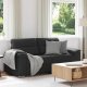 vidaXL 2-osobowa sofa, czarna, 140 cm, sztuczna skóra 1
