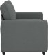 vidaXL Sofa 2-osobowa Ciemnoszara 120 cm Tkanina 5