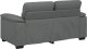 vidaXL Sofa 2-osobowa Ciemnoszara 120 cm Tkanina 6