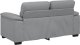 vidaXL Sofa 2-osobowa Jasnoszara 120 cm Tkanina 6