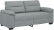 vidaXL Sofa 2-osobowa, jasnoszara, 140 cm, tapicerowana tkaniną 2