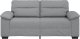 vidaXL Sofa 2-osobowa, jasnoszara, 140 cm, tapicerowana tkaniną 4